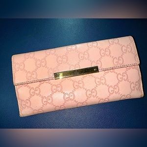 🦋GUCCI Guccissima Continental Leather Wallet